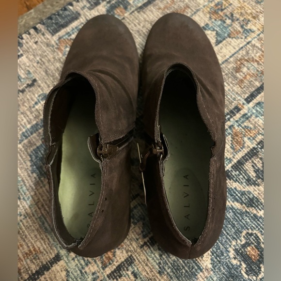 NEW Salvia | Carly Hydra‎ Suede Cafe Brown Sz 42/11 - Picture 4 of 10